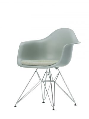 Eames Plastic Arm Chair DAR Stuhl mit Sitzpolster Vitra